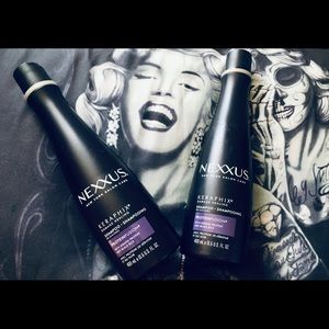 Nexxus Keraphix Shampoo for Severe damage.